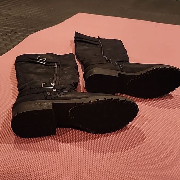 NWOT SO black Riding Boots Size 8.5 - Picture 2 of 3